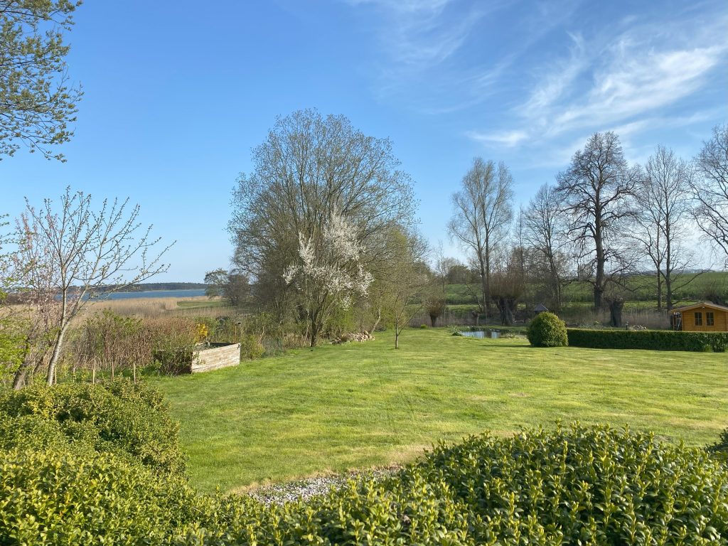 Blick über den Garten