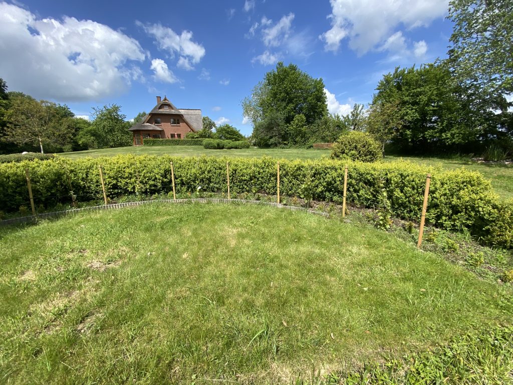 Rondell mit Weinreben